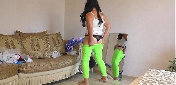  I watched mom change clothes and fucked her in anal